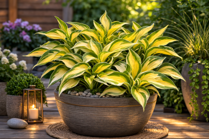 Funkia "Great Expectations" ( Hosta )