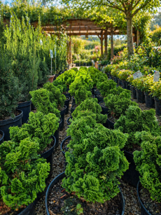 Cyprysik Tępołuskowy  "Nana Gracilis" (Chamaecyparis Obtusa