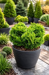 Cyprysik Tępołuskowy  "Nana Gracilis" (Chamaecyparis Obtusa)